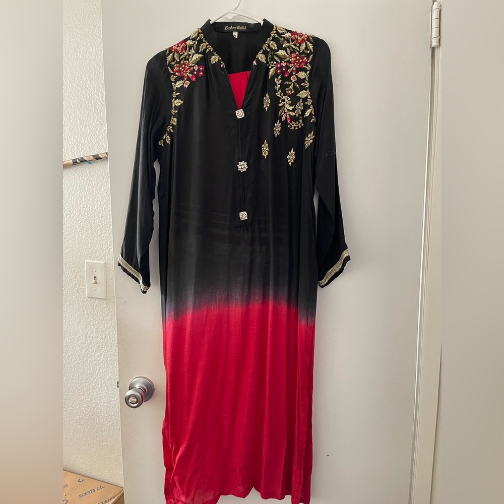 Bushra Wahid Dress, desi pakistani designer. 2 pc outfit